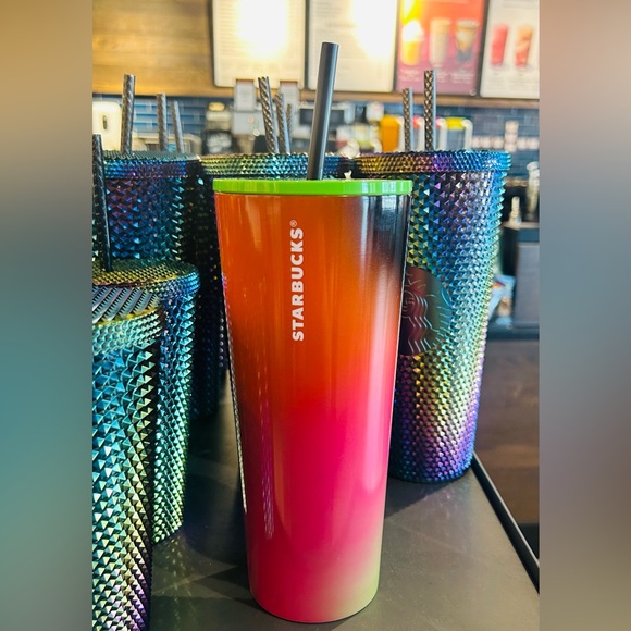 Starbucks Halloween Ombre Stainless Cup Venti Multi Colored Steel Cold Tumbler - Picture 1 of 11